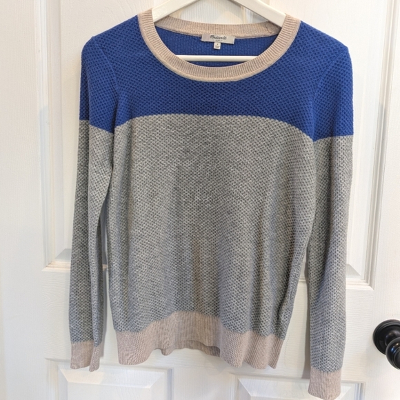 Madewell Colourblock Sweater - Picture 1 of 3